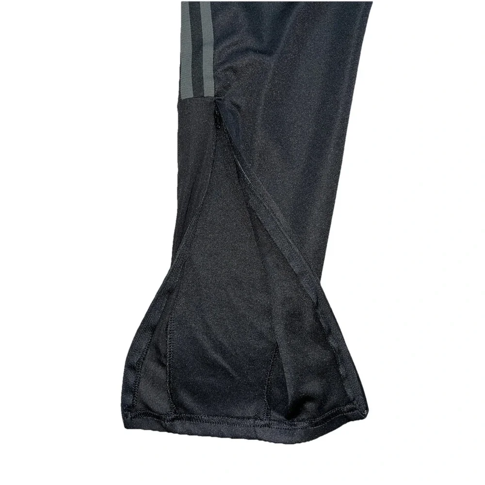 Adidas Mens Tiro Aeroready Track Pants Size‎ Small  Black Gray Striped Soccer